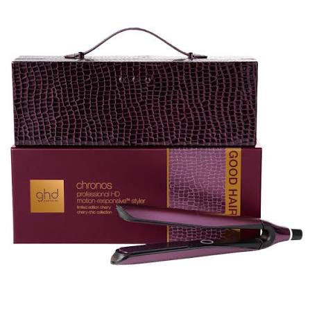GHD - Styler Chronos - Lisseur Professionnel - Collection CHERRY CHIC avec vanity OFFERT d’une valeur de 60€