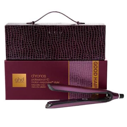 GHD - Styler Chronos - Lisseur Professionnel - Collection CHERRY CHIC avec vanity OFFERT d’une valeur de 60€